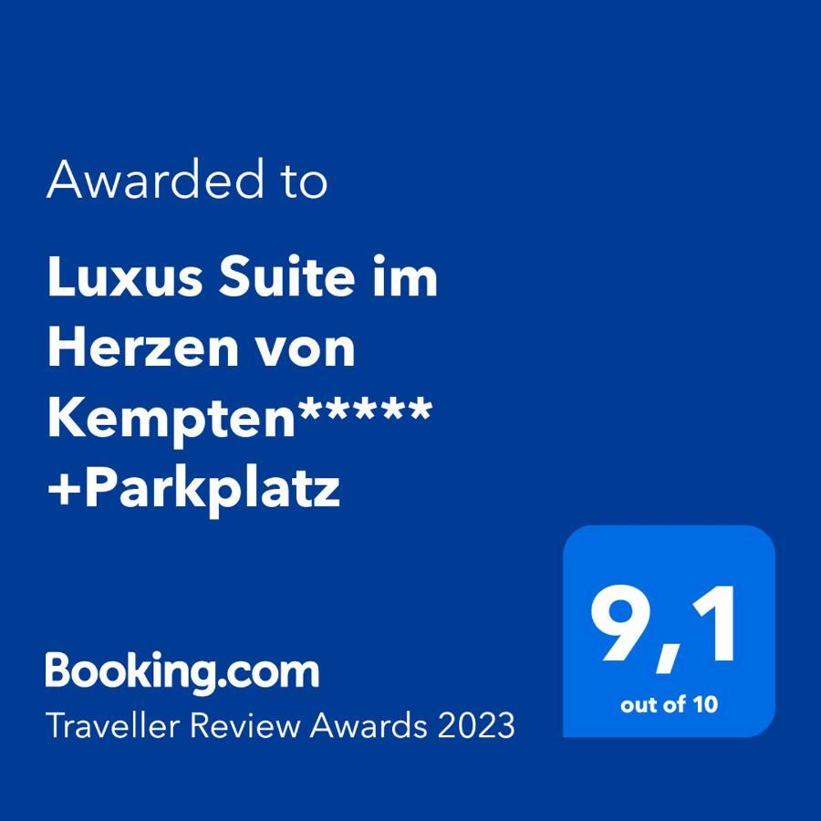 Luxus Suite Im Herzen Von Kempten***** +Parkplatz Exterior photo