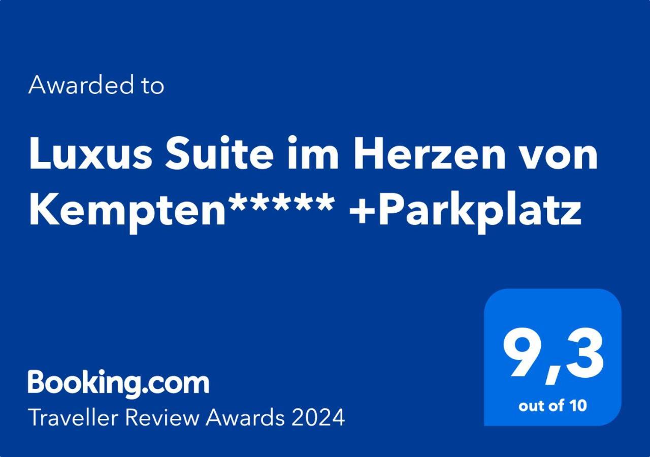 Luxus Suite Im Herzen Von Kempten***** +Parkplatz Exterior photo